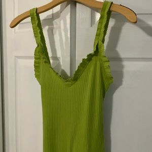 Zara long ribbed S dress